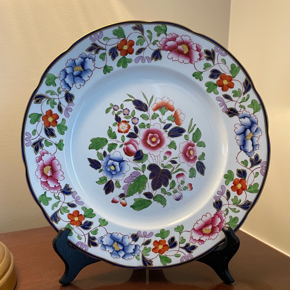 Booths "Battersea" Ironstone Plate 8.5", Rare